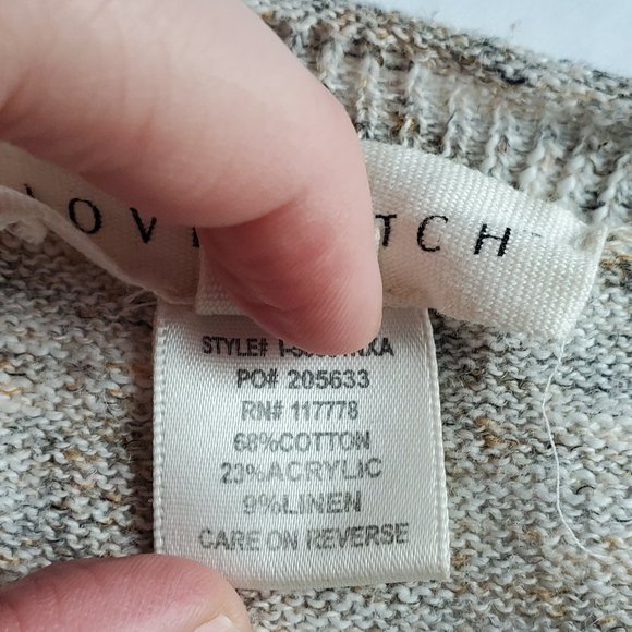 LOVESTITCH Linen Marled Sweater - Picture 6 of 8